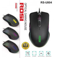 CHUỘT MÁY TÍNH CHƠI GAME ROSI RS-U804[LED RGB - 7 MÀU],hch