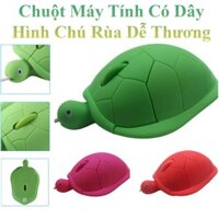 Chuột Máy Tính Có Dây Đầu Usb Hình Chú Rùa