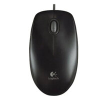 Chuột máy tính có dây Logitech B100 (Đen)