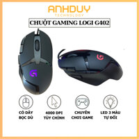 Chuột máy tính có dây Logitech G402 OEM Led đổi màu cực đẹp 4000 DPI siêu nhạy chuyên chuột máy tính chơi game