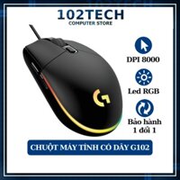 Chuột máy tinh có dây logitech G102 có đèn led