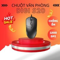 Chuột máy tính có dây văn phòng gaming Inphic PB20P Nút Bấm Cực Êm, Chống Ồn tắt âm DPI 1200 chơi game cho laptop
