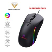 Chuột máy tính có dây văn phòng gaming VIETTECH M68 cao cấp DPI 12.000 chơi game cho laptop