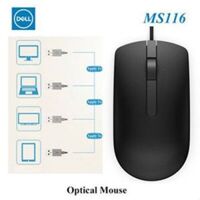Chuột máy tính Dell Kit- Dell Optical Mouse- MS116- Black- S&P