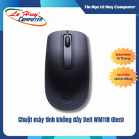 Chuột máy tính không dây Dell WM118 (Đen)