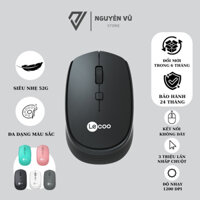 Chuột Máy Tính Không Dây Laptop Mini Lecoo WS202 Siêu Nhẹ Nhiều Màu Cho Văn Phòng Chính Hãng