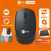 Chuột Máy Tính Không Dây Laptop Mini Lecoo WS202 Siêu Nhẹ Nhiều Màu Cute Cho Văn Phòng Chính Hãng