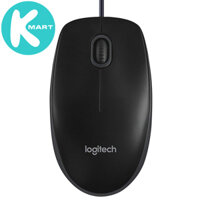 Chuột máy tính Logitech B100 Đen - Hàng Chính Hãng