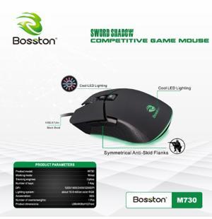 Chuột máy tính - Mouse Bosston M730 LED Gaming