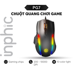 Chuột máy tính - Mouse chơi game Inphic PG7