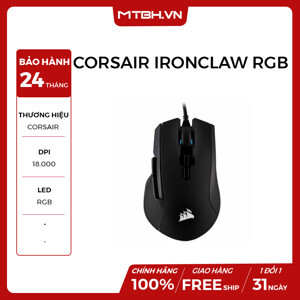 Chuột máy tính - Mouse Corsair Ironclaw RGB