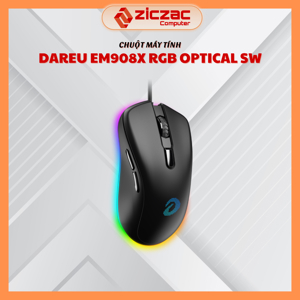 Chuột máy tính - Mouse Dare-U EM908 RGB