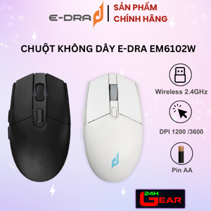 Chuột máy tính - Mouse E-Dra EM6102W