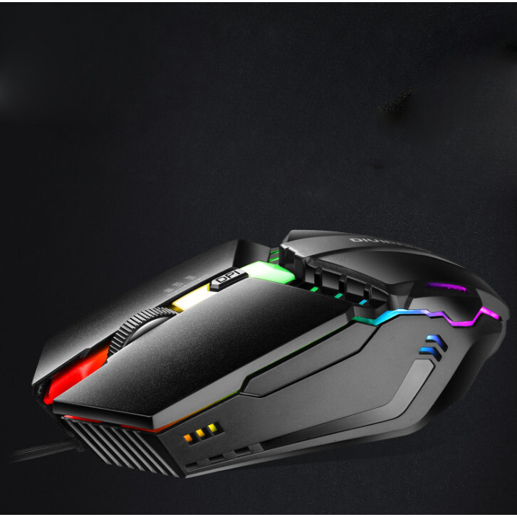Chuột máy tính - Mouse game thủ có dây Divipard OP-40 LED