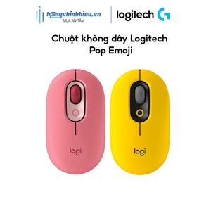Chuột máy tính - Mouse Logitech Pop Emoji Blast Yellow