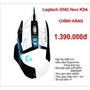 Chuột máy tính - Mouse Logitech G502 Hero KDA