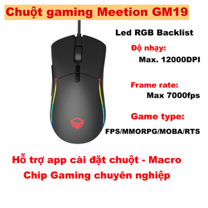 Chuột máy tính - Mouse Meetion GM19