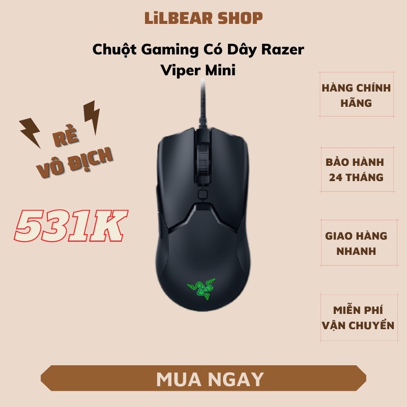 Chuột máy tính - Mouse Razer Viper Mini