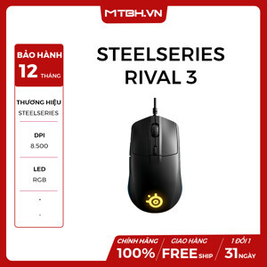 Chuột máy tính - Mouse SteelSeries Rival 3