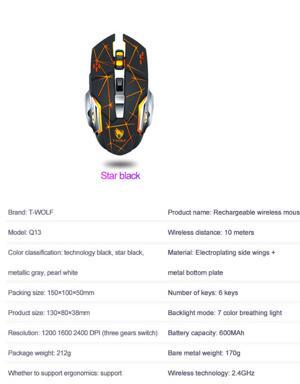 Chuột máy tính - Mouse T-Wolf Q13