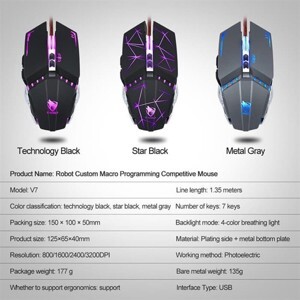Chuột máy tính - Mouse T-Wolf V7
