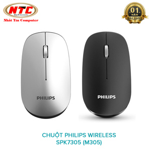 Chuột máy tính - Mouse wireless Philips SPK7305