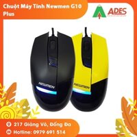 Chuột Máy Tính Newmen G10 Plus - Cá mập - Chuột phát sáng dùng chơi Game và văn phòng - Hàng Chính Hãng