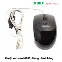 Chuột máy tính nhỏ siêu xinh có dây MITSUMI S6603 - Hàng chính hãng phân phối