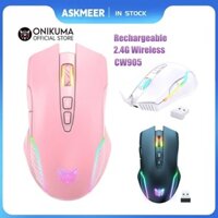 Chuột Máy Tính Onikuma CW905 Màu Hồng RGB 5 DPI 3600