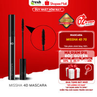 Chuốt Mi Chống Nước, Mau Khô Và An Toàn Missha 4D Mascara 7g