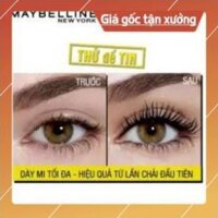 Chuốt mi Mascara Maybelline Magnum làm dày mi không lem trôi Hatola Nhập Khẩu