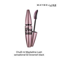 Chuốt mi Maybelline Lash sensational 02 brownish black