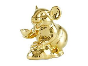 Chuột Phú 8cm – Dát vàng 24K