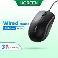Chuột quang có dây Ugreen 1.5m USB 3.0 1200DPI thích hợp cho PC/ Mac/ Linux/ laptop