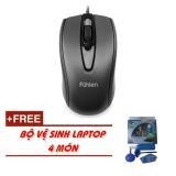 Chuột quang Fuhlen L102 + Bộ vệ sinh máy tính