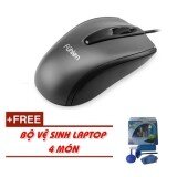 Chuột quang Fuhlen L102 + Bộ vệ sinh laptop 4 món