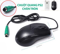 Chuột quang PS2 chân tròn cho PC, máy đồng bộ DELL, HP, máy tính công nghiệp