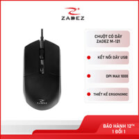 Chuột quang Zades có dây M121 thiết kế Ergonomic, độ chính xác cao
