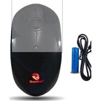 Chuột Silent Không Dây Bosston Q9 Pin Sạc 1000DPI (Đen) - Hàng Chính Hãng