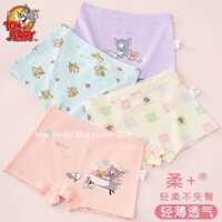 [Chuột Tom Cat & Jack] Bé Trai / Bé Gái Loại A Cotton Nguyên Chất Thoáng Khí Quần Lót Mèo Chuột Boxer Hoạt Hình