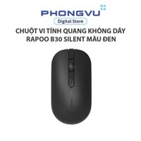 Chuột vi tính quang không dây Rapoo B30 Silent màu đen (3152300B30A1066) - Bảo hành 24 tháng