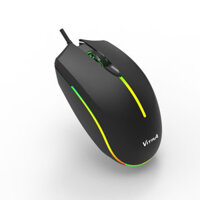 CHUỘT VITRA LM06 BLACK LED RAINBOW