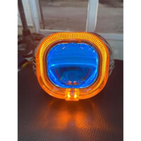 Chụp Bi Led 3.0 BMW đèn 2 màu trắng vàng Gắn cho oto và xe máy