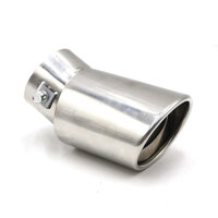 Chụp cổ pô ô tô dạng cong trang trí xe bằng thép không gỉ B505