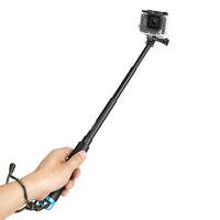 Chụp Di Động Gậy Chụp Hình Selfie Stick Kéo Dài Monopod Cho GoPro Hero 8 7 5 Đen Xiaomi Yi 4K SJCAM M10 Sj8 EKEN H9 Camera Đi Pro Phụ Kiện