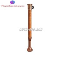 Chụp hút mùi, chụp hút khói, ống hút khói mùi lò nướng than hoa dạng mềm màu đồng