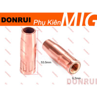 Chụp khí ngắn súng hàn mig 15AK Có răng EU 200A loại ngắn DONRUI- hộp 10 cái