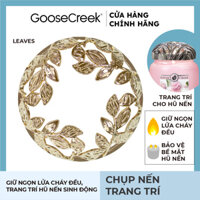 Chụp nến trang trí  - Antique Gold Leaves