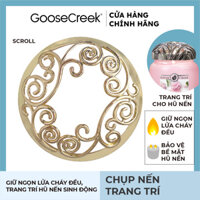 Chụp nến trang trí  - Antique Gold Scroll