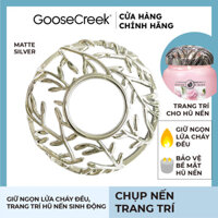 Chụp nến trang trí  - Matte Silver